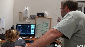 İşyerinde Busty Sarışının Ofis Seks Partisi